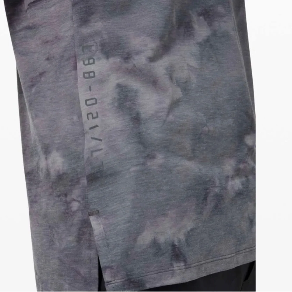 Lululemon Always Agile Tank Diamond Dye Asphalt Grey Black M